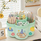 Rotating Multi-Compartment Desk Organizer