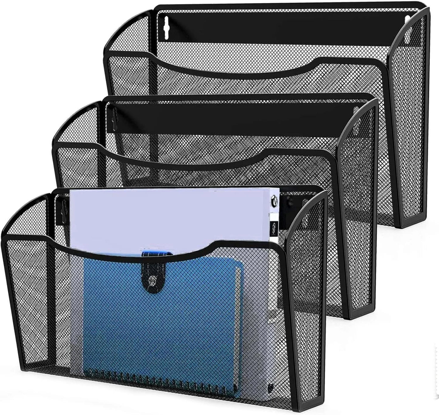 Mesh Wall-Mounted File Organizer – Small or Large