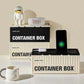 Cable Management Box with Phone Stand & Side Openings