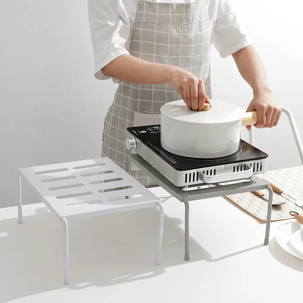Expandable Freestanding Kitchen Shelf Organizer