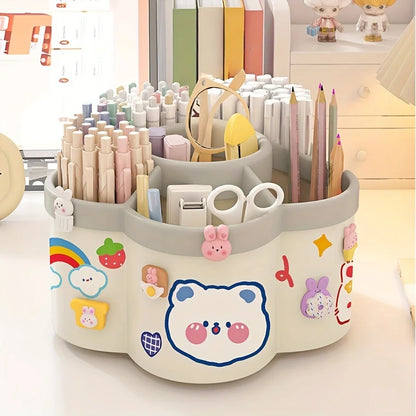 Rotating Multi-Compartment Desk Organizer — product image 7 of 9