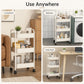3-Tier Slim Metal Rolling Utility Cart