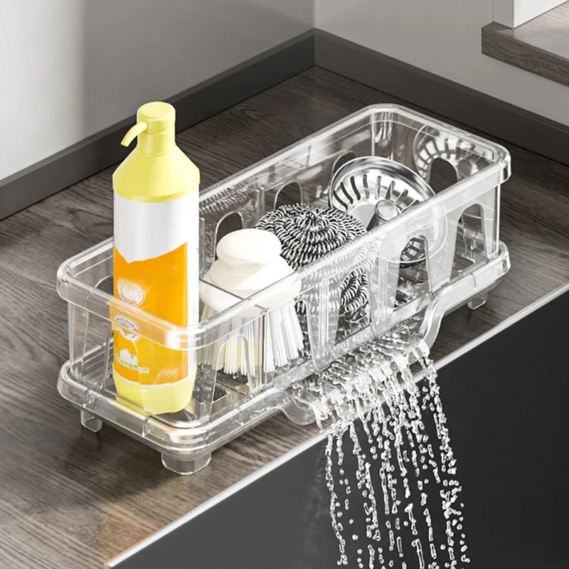Kitchen Sink Caddy with Drain Rack