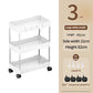 4-Tier Slim Rolling Storage Cart