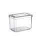 Stackable Clear Refrigerator Storage Bin with Handle