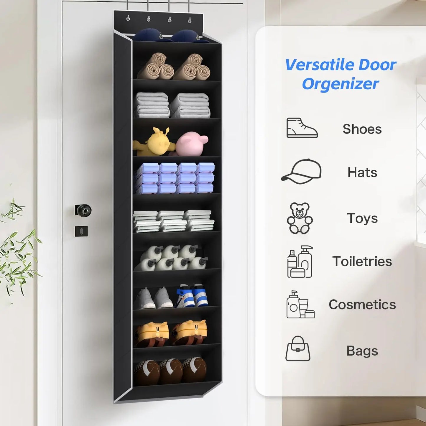 10-Tier Over-Door Shoe Organizer