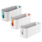 Hanging Plastic Bedside Caddy with Removable Hook