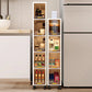 20 cm Slim Rolling Storage Cabinet, 3/4/5 Tiers