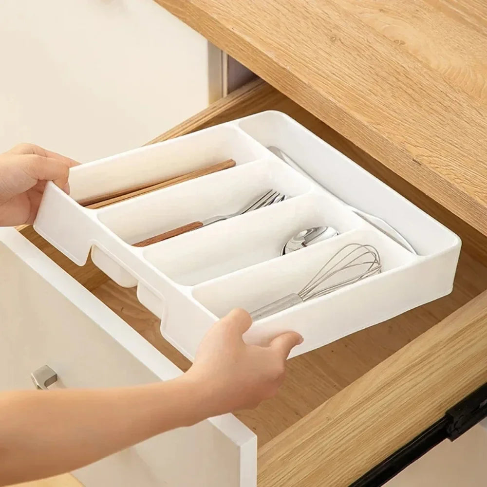 Cutlery Drawer Organizer – 4 or 5 Compartments