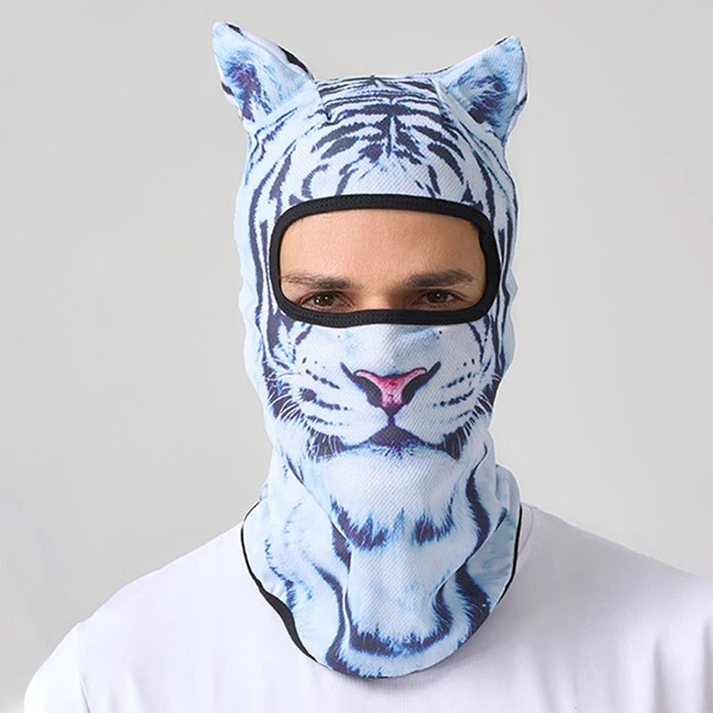 3D Animal Ski Mask — Cat & Husky Balaclava