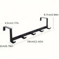 5-Hook Over-Door Organizer Rack