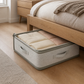 Foldable Under-Bed Blanket Storage Bag in a compact bedroom — generated with ChatGPT ImageGen