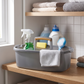 MAX-22 Portable Cleaning Caddy with Handle in a practical small-space lifestyle setting