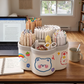 Rotating Multi-Compartment Desk Organizer in a practical small-space lifestyle setting